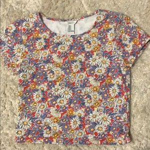 Floral crop top
